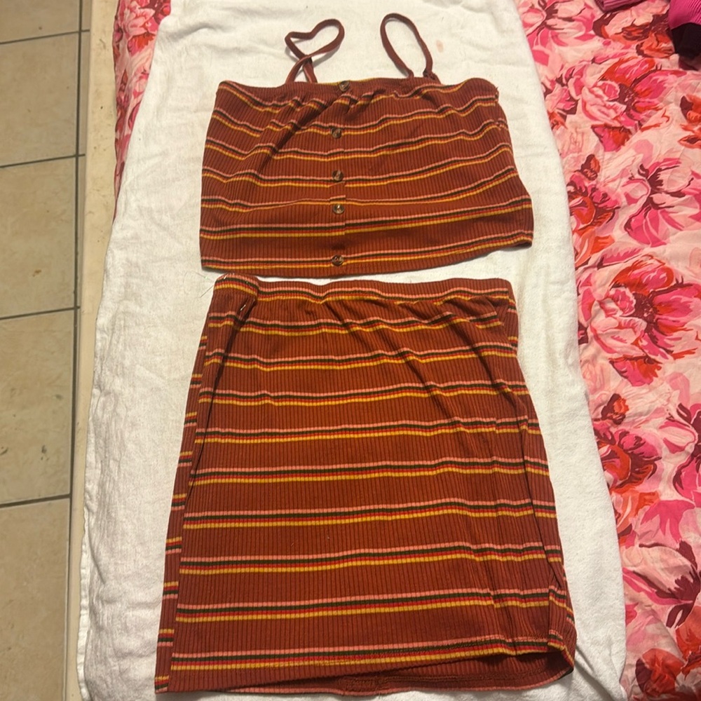 2 piece skirt set
